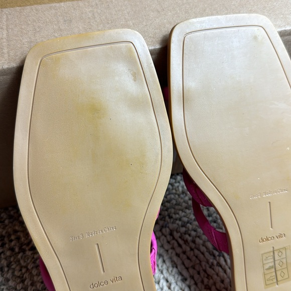 NWOT • Dolce Vita • Nixia 🩷 Magenta Stella • Size 8 • Cozy, flat slides! 😍 - Picture 10 of 12